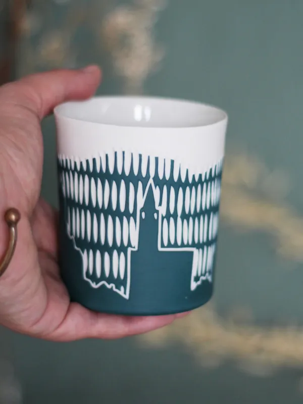 Tasse "Strasbourg" vert